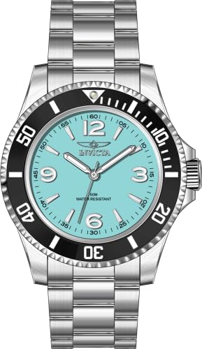 40mm Steel Light Blue Dial Quartz E264