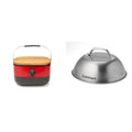 Portable Gas Grill and Stainless Steel Melting Dome K8554