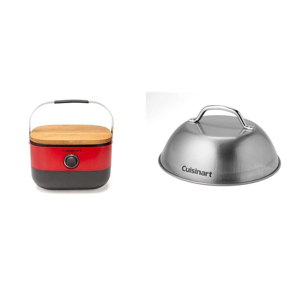 Portable Gas Grill and Stainless Steel Melting Dome K8554