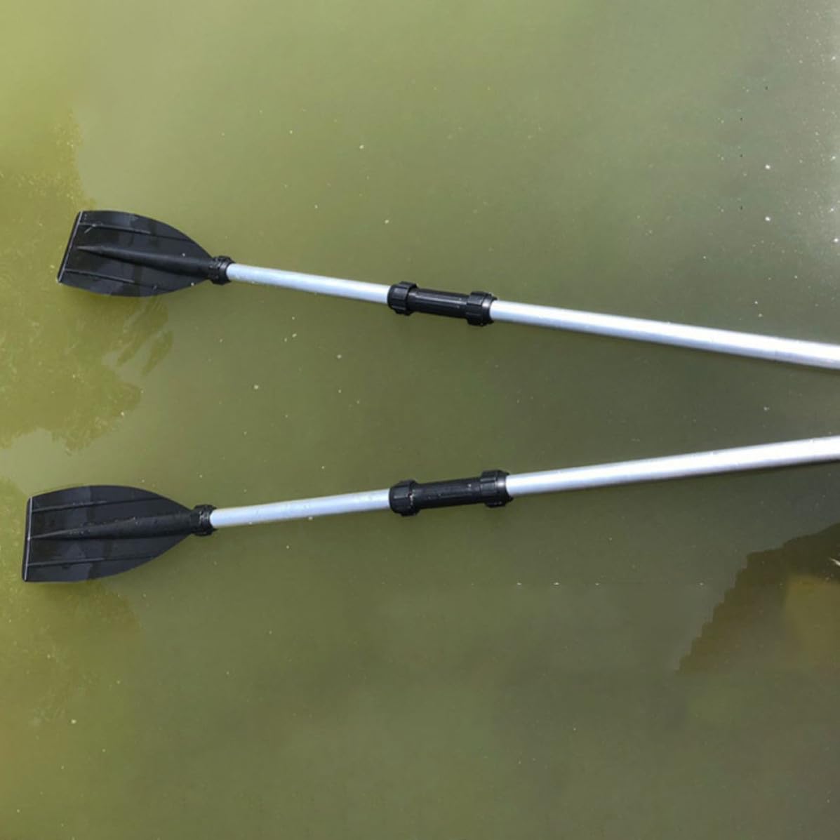 2pcs Telescopic Aluminum Alloy Adjustable Kayak Paddles P4632