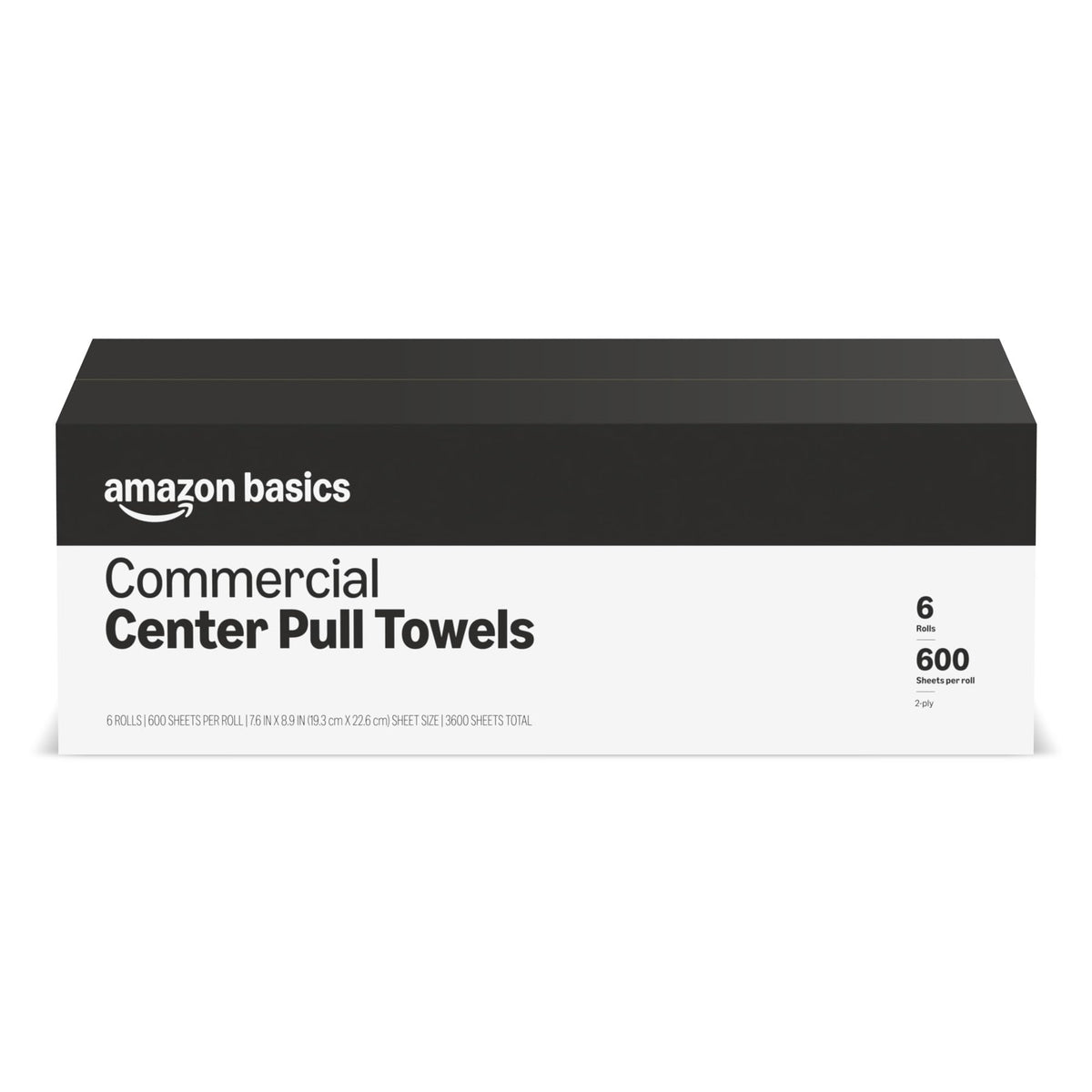 2-Ply White Center Pull Paper Towels, 600 Sheets per Roll (6 Rolls) S479081