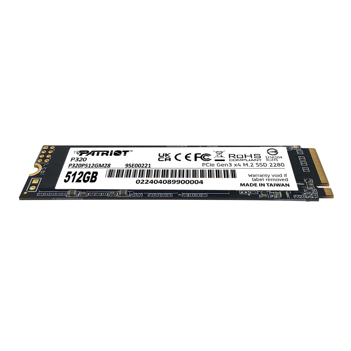 512GB PCIe Gen 3x4 M.2 2280 SSD P55591