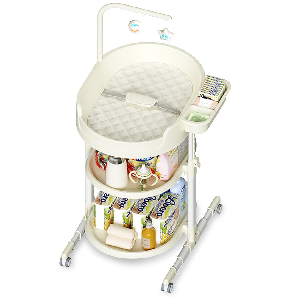 Portable Baby Diaper Changing Station with Storage Drawers W53884