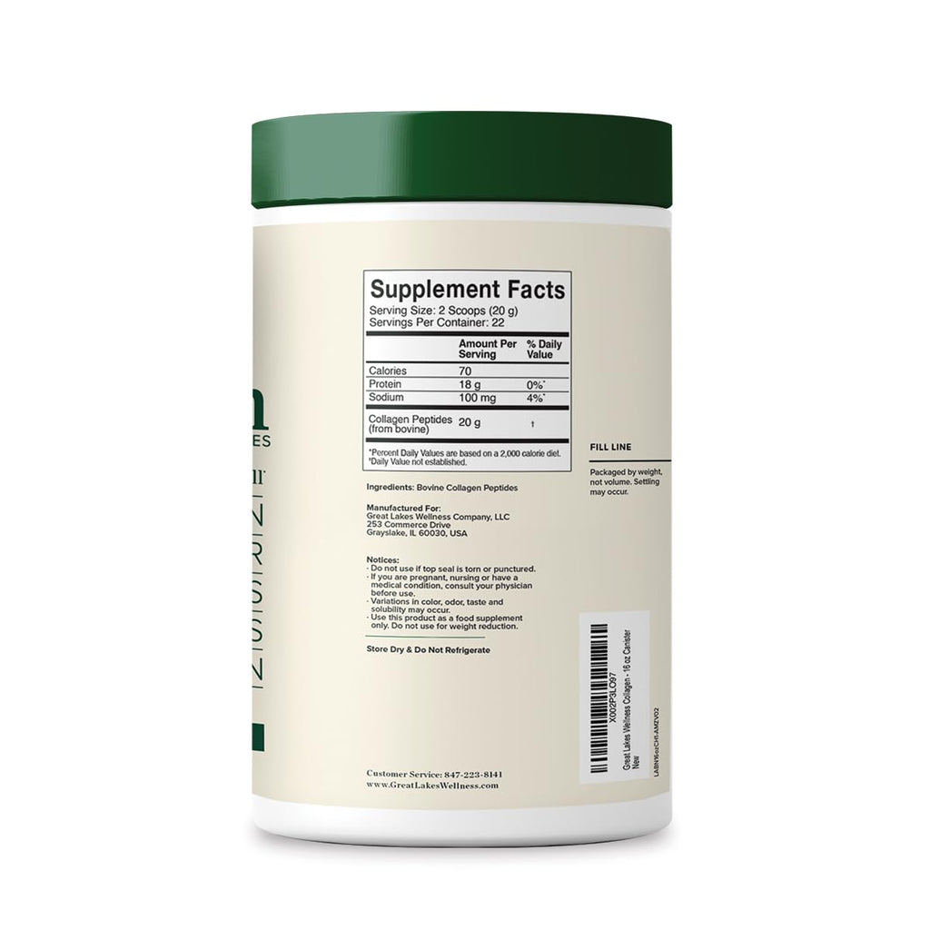 Collagen Peptides Powder Unflavored 16 oz G69266