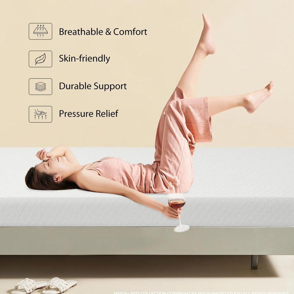 5 inch Memory Foam Twin Mattress with Washable Cover C62713