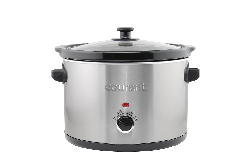 5.5 Quart Slow Cooker with Glass Lid S1808