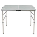 Lightweight Portable Aluminum Folding Camping Table with Adjustable Legs F10145