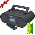 Portable CD Player Boombox with AM FM Radio and Bluetooth X62115
