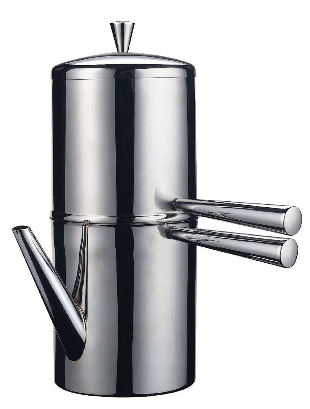 Stainless Steel Drip Coffee Maker with Spout, 3 Cups 10 oz P4272