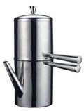 Stainless Steel Drip Coffee Maker with Spout, 3 Cups 10 oz P4272