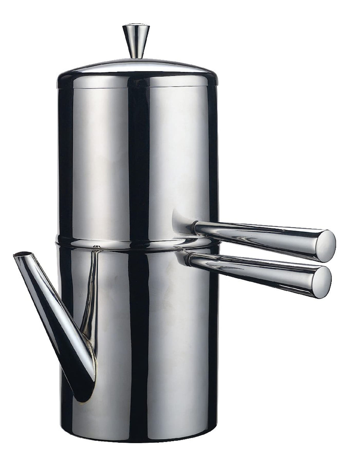 Stainless Steel Drip Coffee Maker with Spout, 3 Cups 10 oz P4272