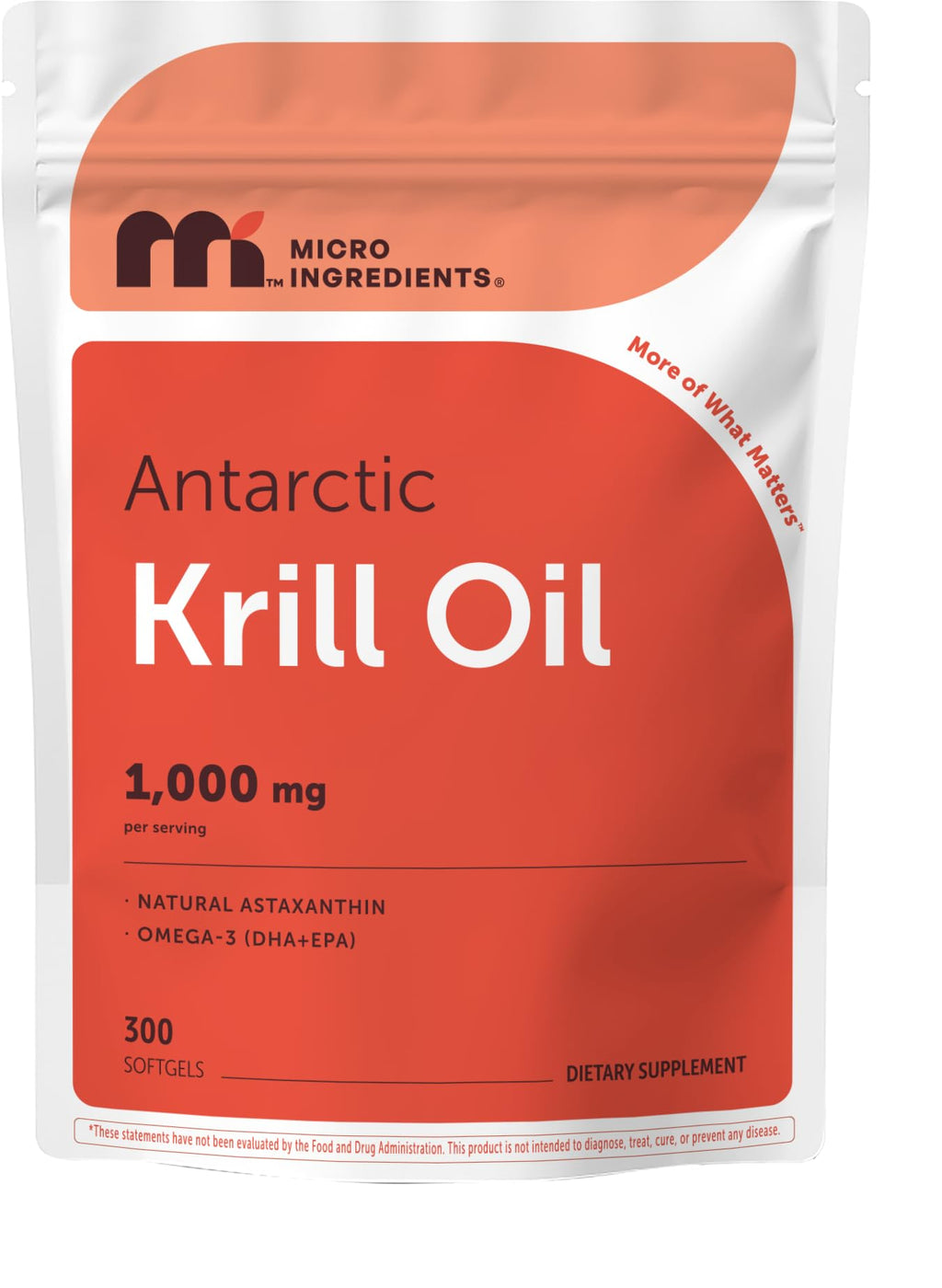 Antarctic Krill Oil 1,000 mg 300 Softgels Omega-3 EPA & DHA S522