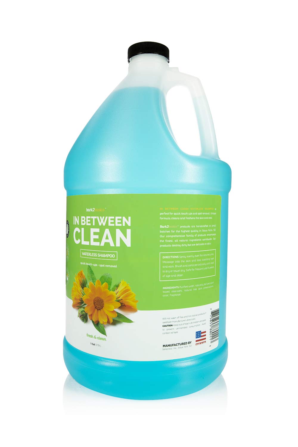Waterless Dry Dog Shampoo, No Rinse, 1 Gallon X2854