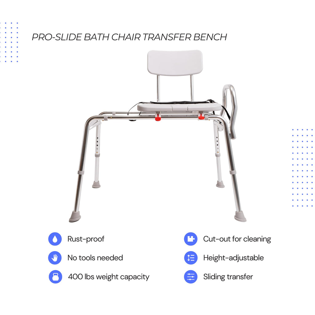 Height Adjustable Shower Chair & Tub Transfer Bench J673184