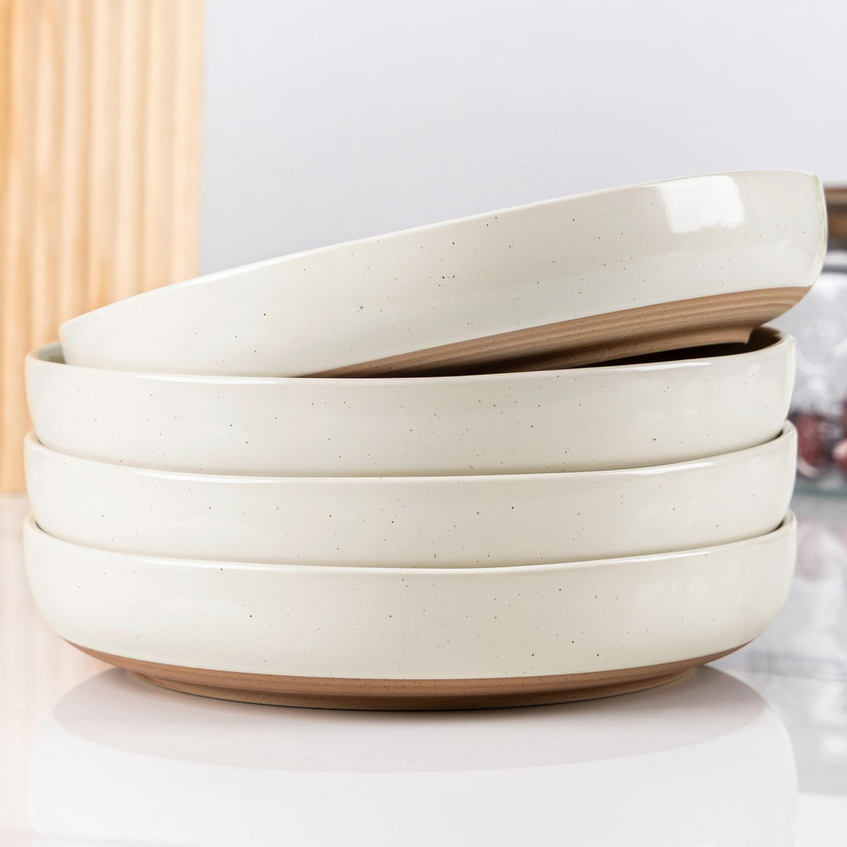 8.75'' Ceramic Stoneware Bowls Set of 4 S20903