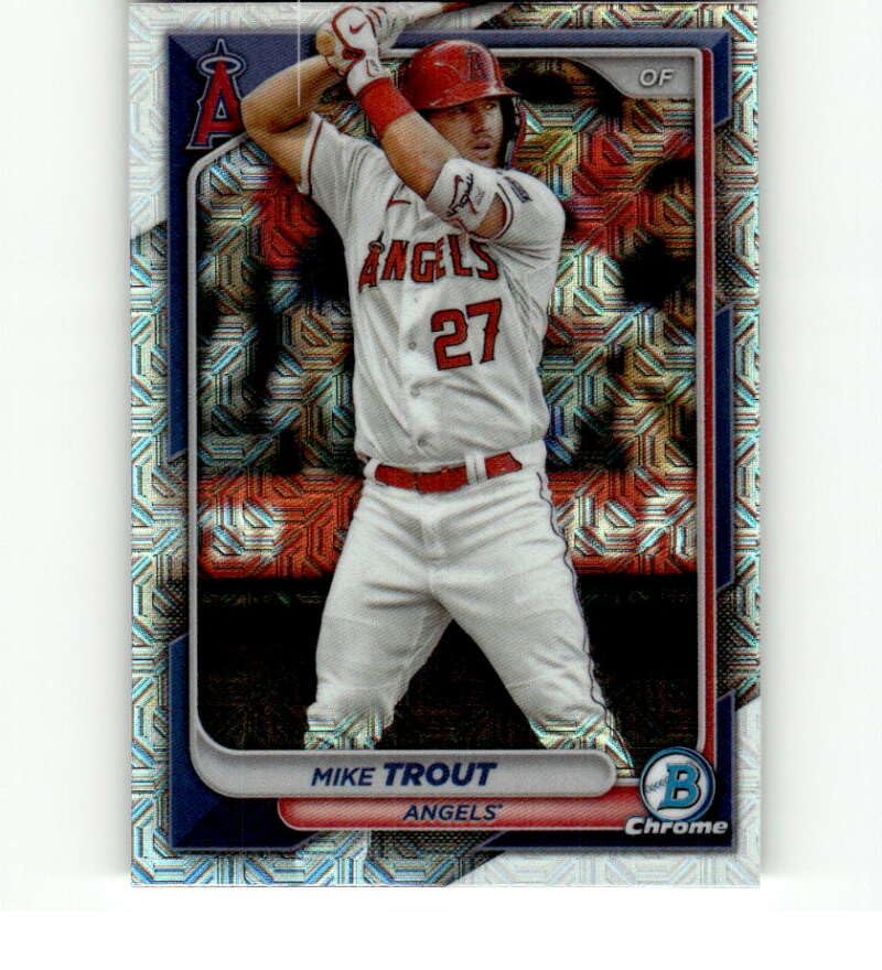 2024 Bowman Chrome Mega Box Mojo Refractor Baseball Trading Card O27419