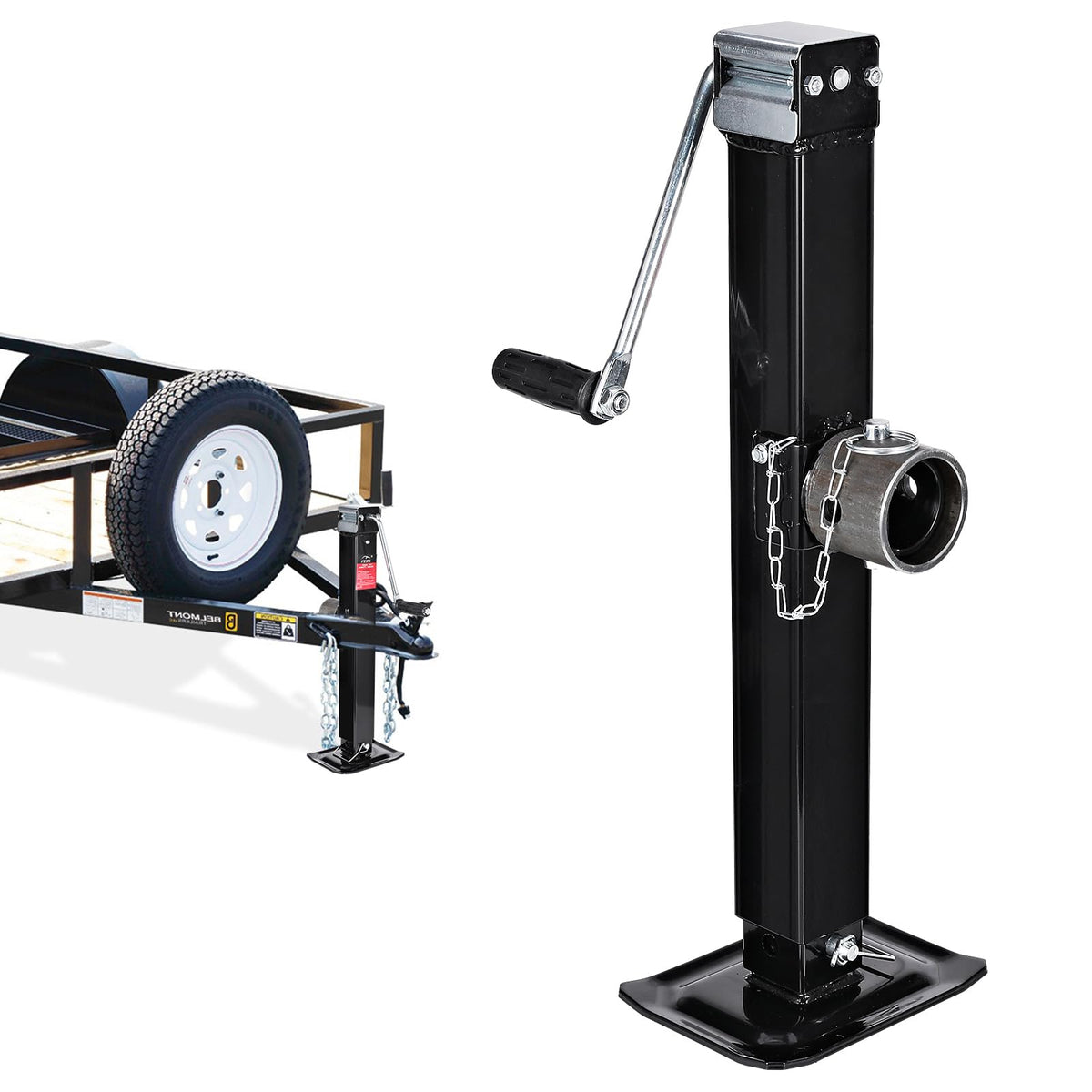 8000 lbs Swivel Trailer Jack I1828