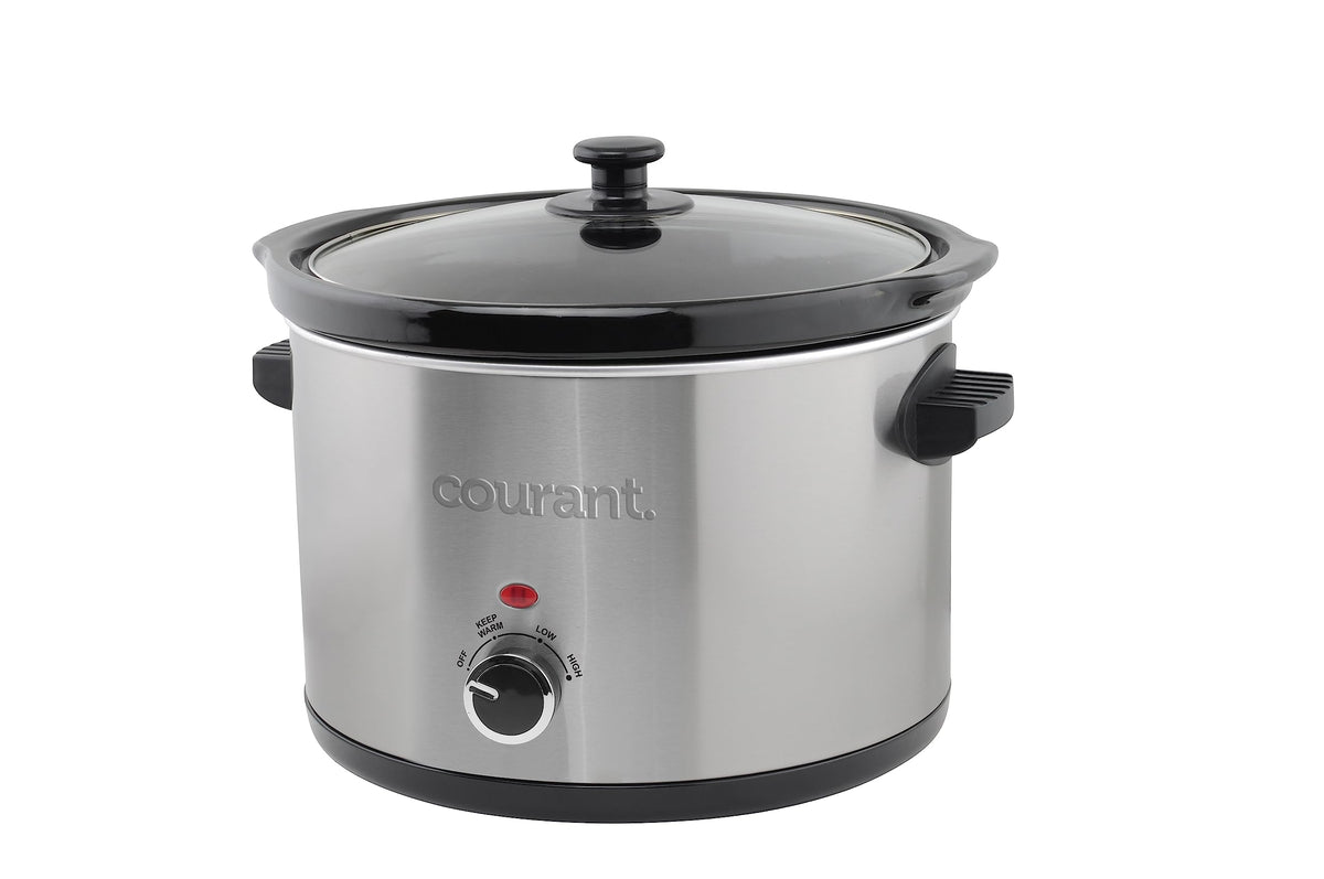 5.5 Quart Slow Cooker with Glass Lid S1808