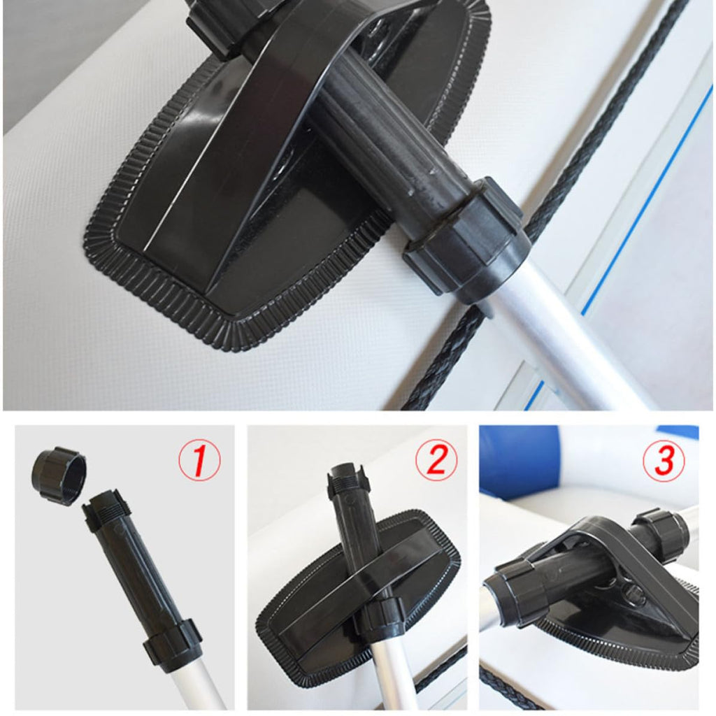 2pcs Telescopic Aluminum Alloy Adjustable Kayak Paddles P4632