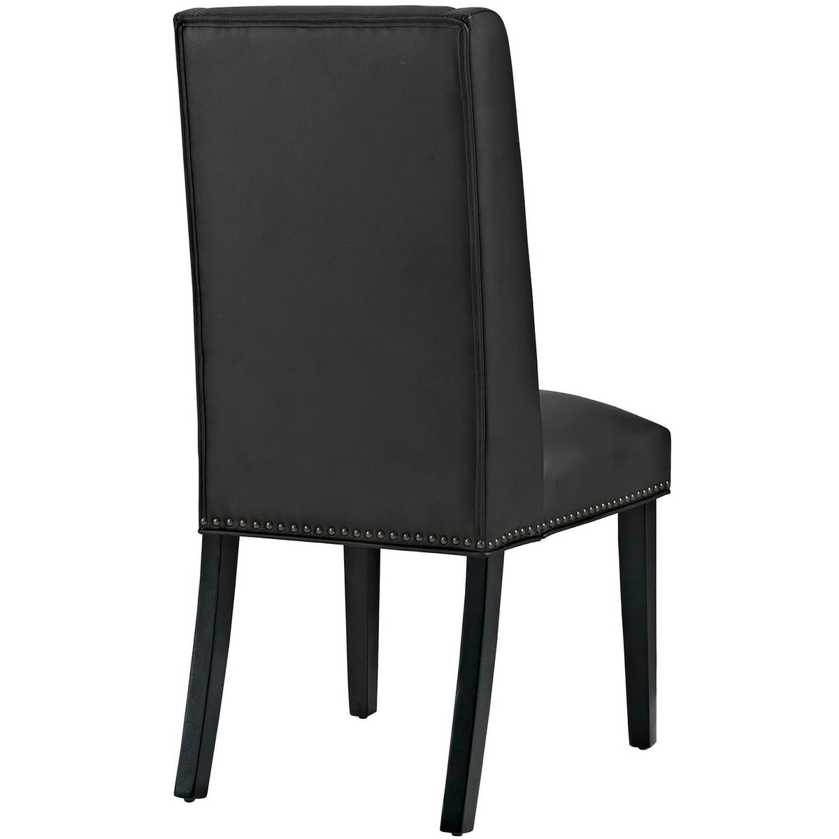 Black Vegan Leather Dining Side Chair C894068