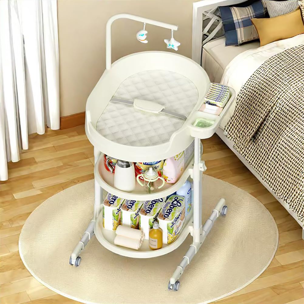 Portable Baby Diaper Changing Station with Storage Drawers W53884