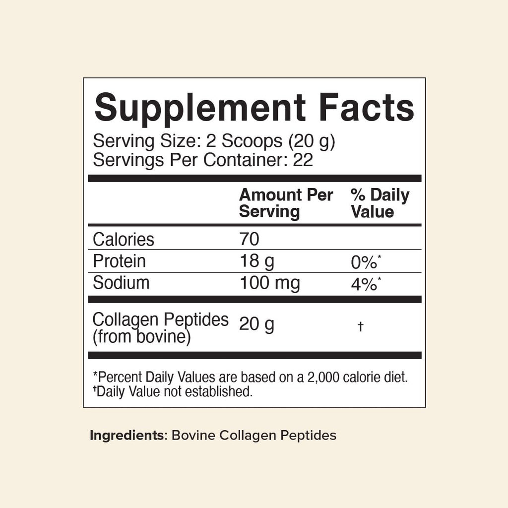 Collagen Peptides Powder Unflavored 16 oz G69266