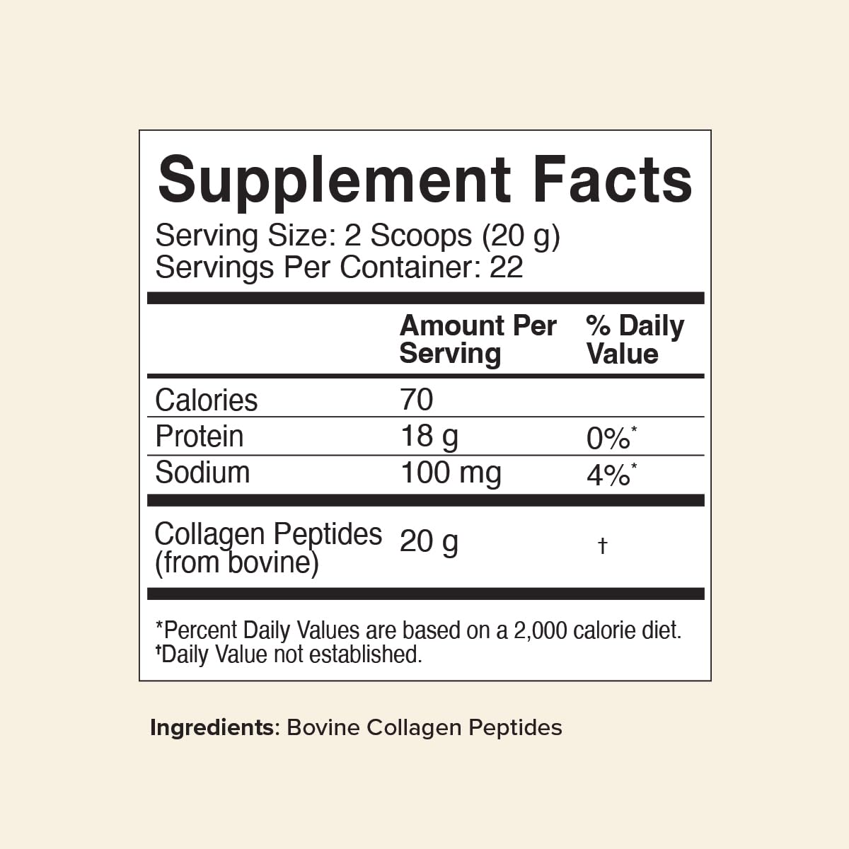 Collagen Peptides Powder Unflavored 16 oz G69266
