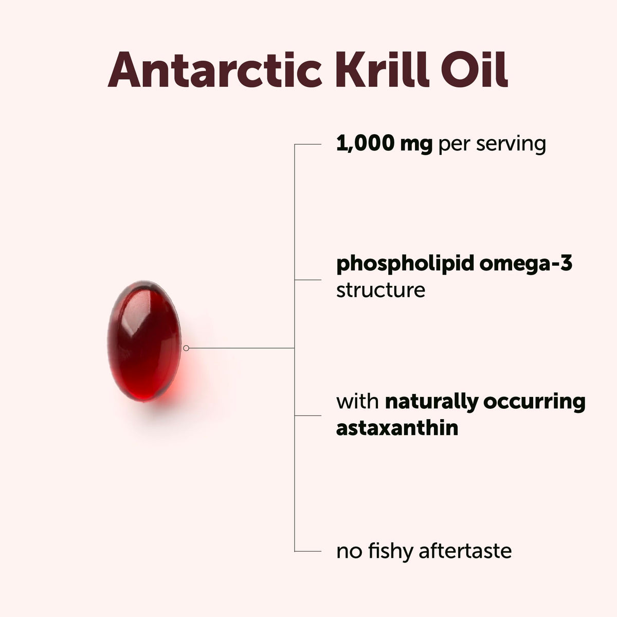 Antarctic Krill Oil 1,000 mg 300 Softgels Omega-3 EPA & DHA S522