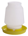 1 Gallon Yellow Plastic Poultry Waterer U60805