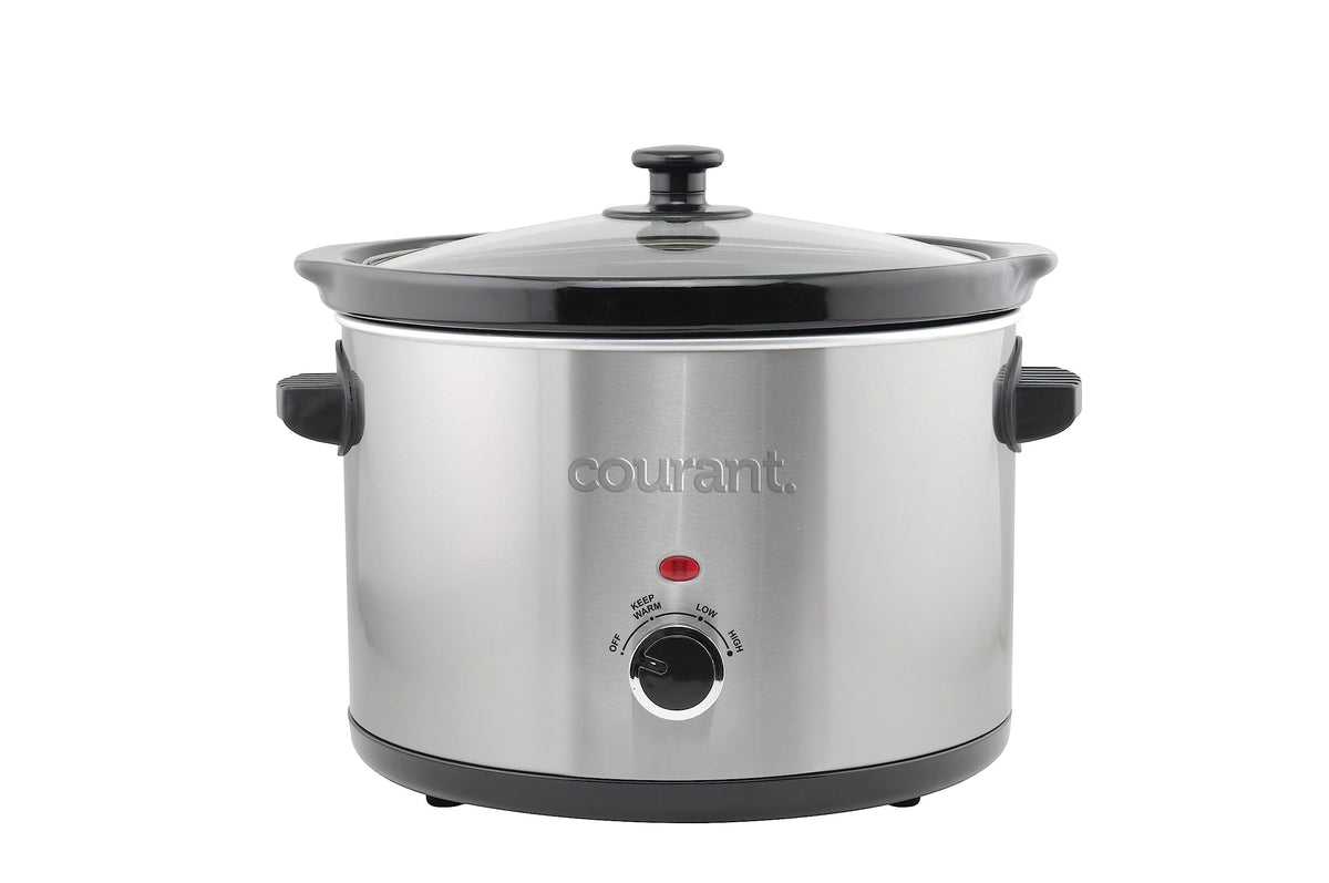 5.5 Quart Slow Cooker with Glass Lid S1808