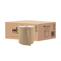Hardwound Paper Towels, 8" x 800', 100% Recycled, Natural, Case Of 6 Rolls M67096