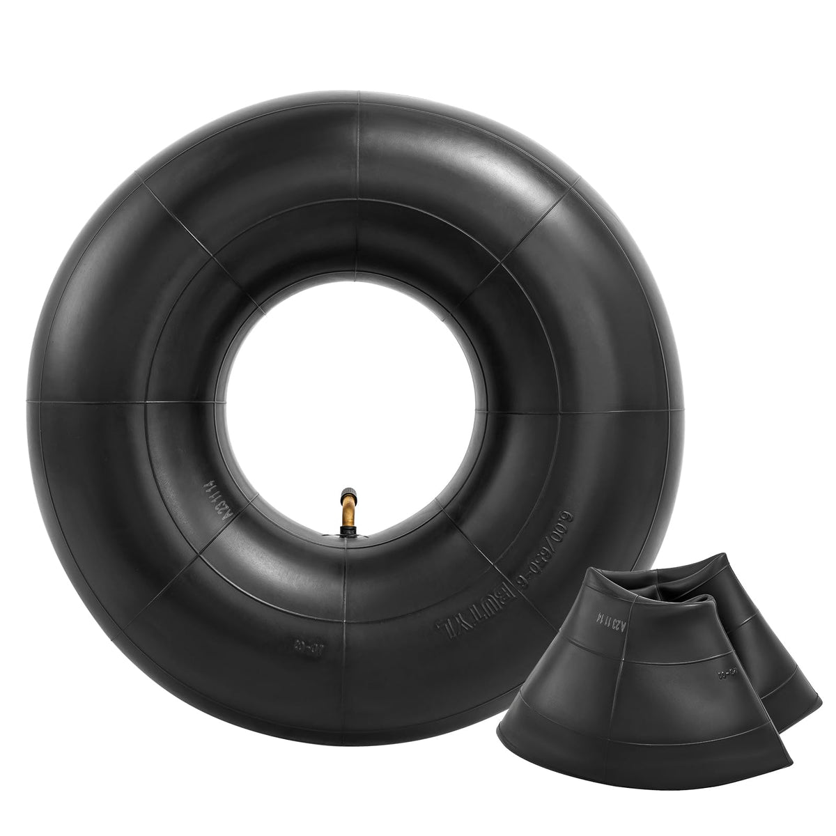 15x6.00-6 Butyl Inner Tubes with TR-87 Bent Valve Stem 2 Pcs R213