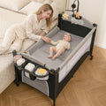 5 in 1 Gray Baby Playard B4361