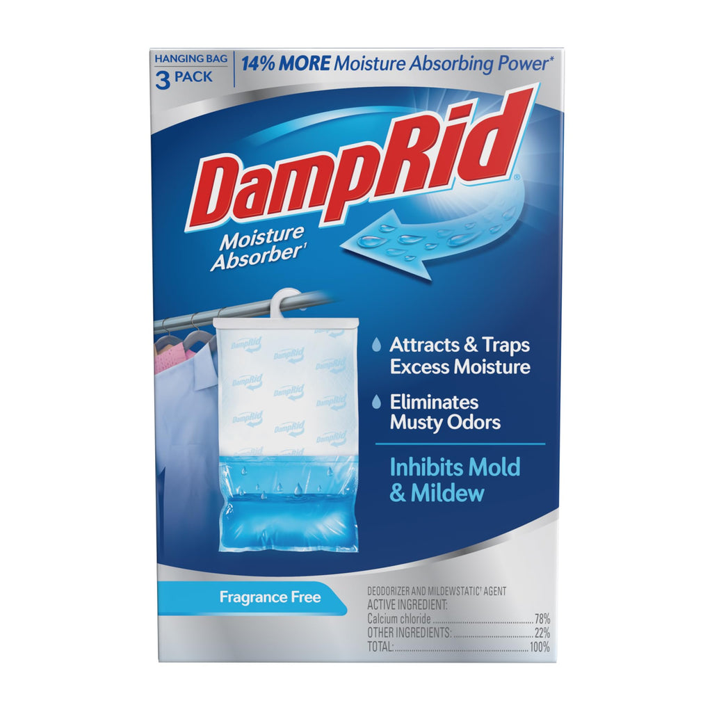 Fragrance Free Hanging Moisture Absorber, 16 oz., 3 Pack R615