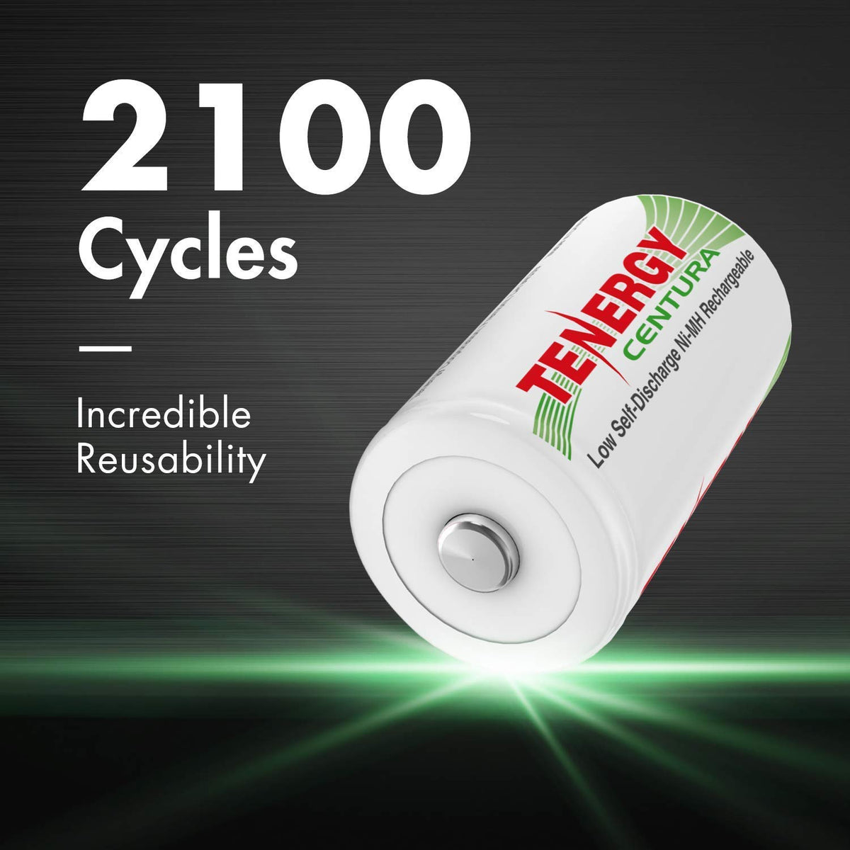 8 Pack NiMH Rechargeable C D Batteries F512759
