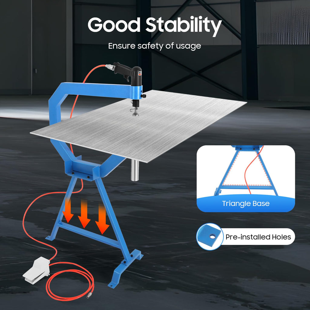 Pneumatic Planishing Hammer Sheet Metal Shaping Machine with Stand Pedal Z486