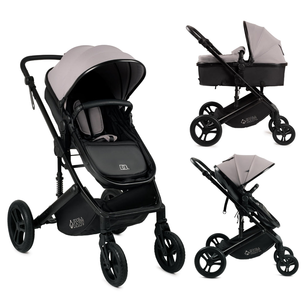 2-in-1 Foldable Baby Stroller with Extendable Canopy U285
