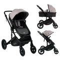 2-in-1 Foldable Baby Stroller with Extendable Canopy U285