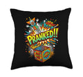 Comic Clown Pop Art Throw Pillow I7236