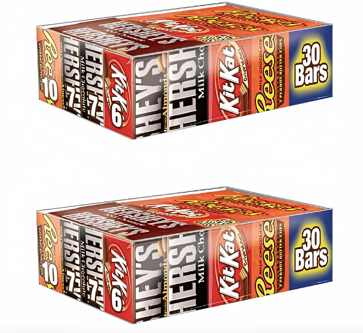 Chocolate Candy Bar Variety Pack 30 Count Box 2 Pack O735