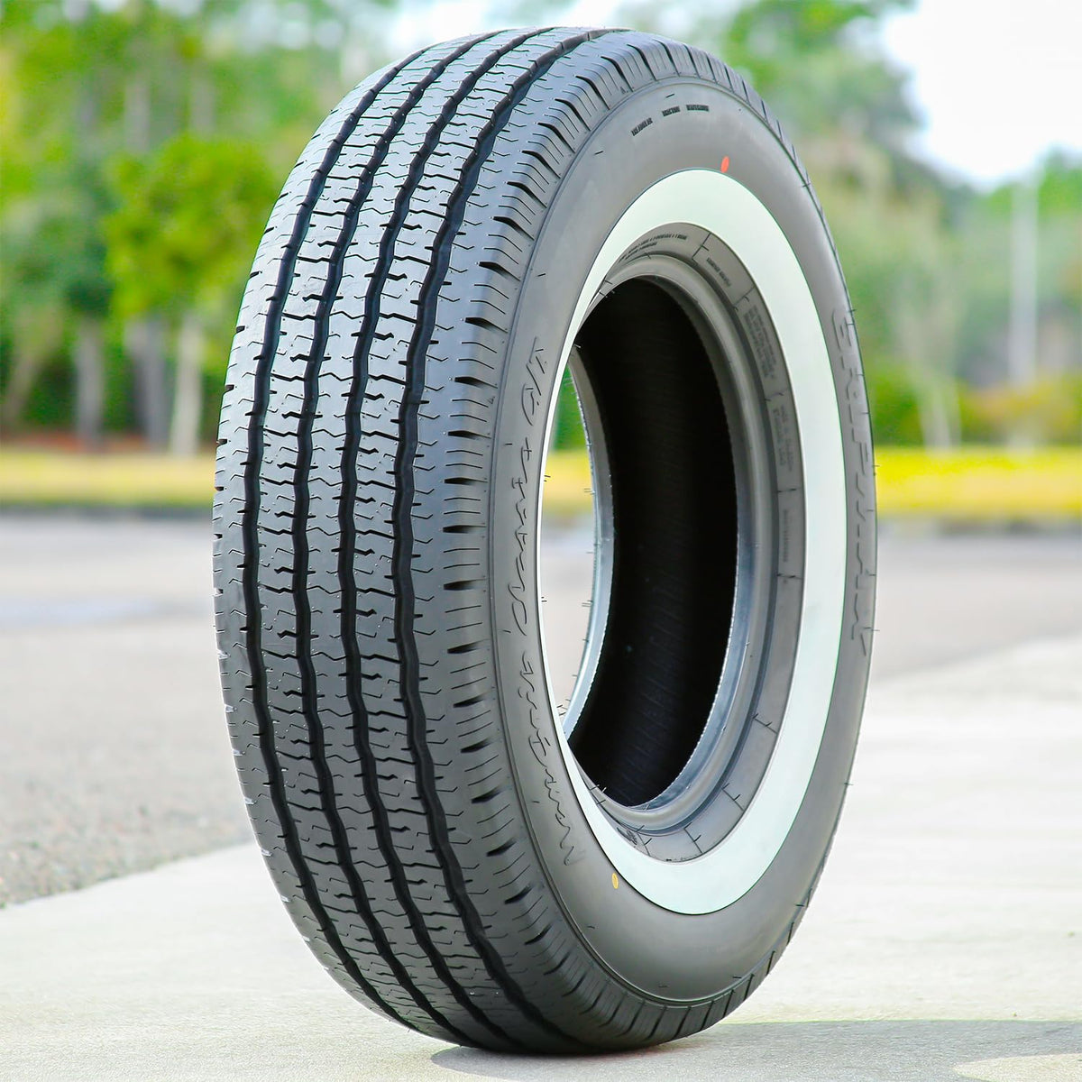 All-Season Touring Radial Tire 205/75R15 97H White Side Wall Z400