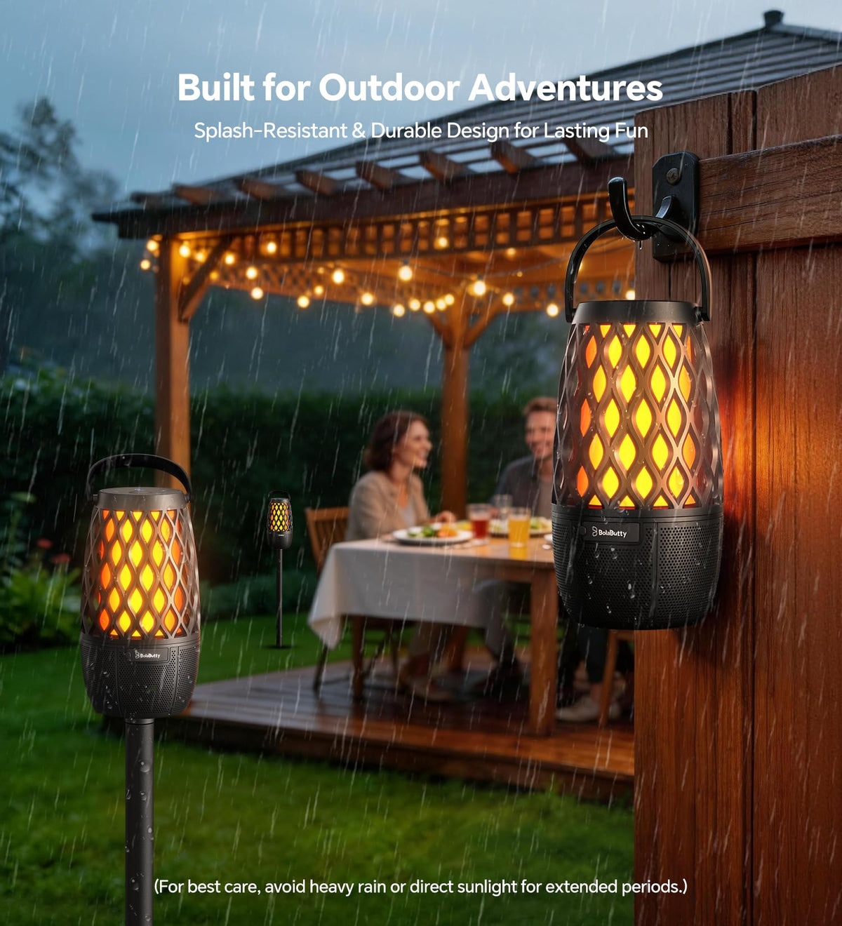 IPX5 Waterproof Outdoor Speakers 2 Pack F7244