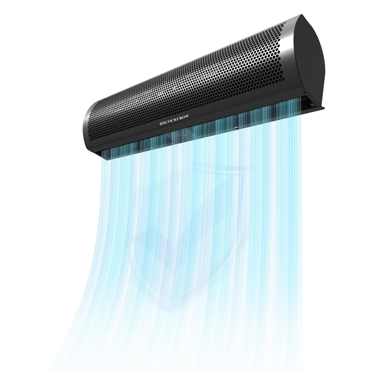 36 Inch Matte Black Wall Mounted Air Curtain A5701