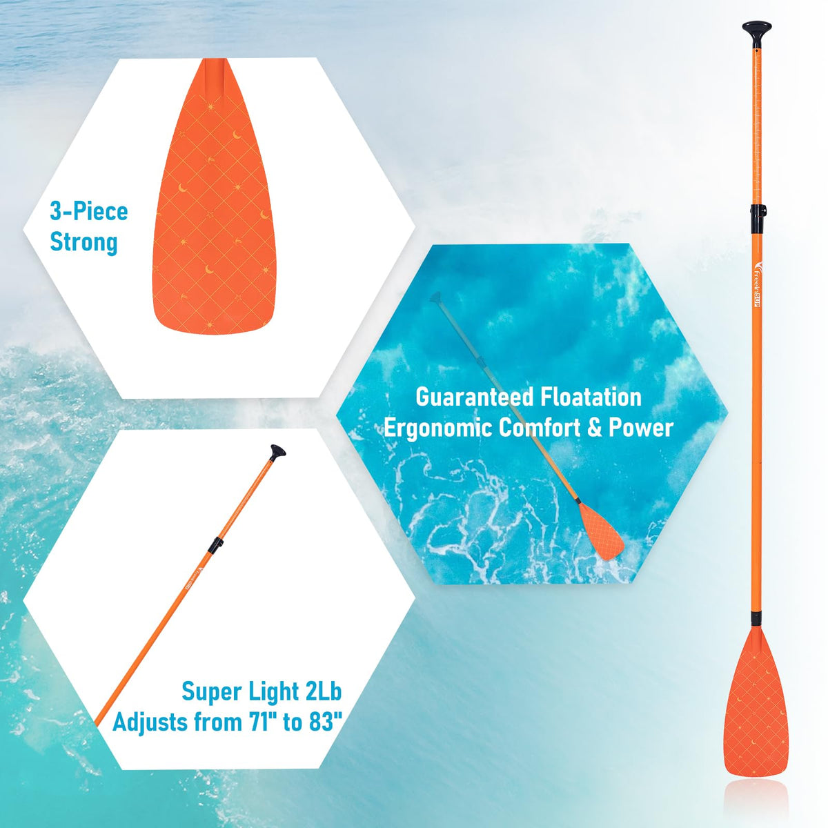 Fiberglass Paddle Board Paddle Z8771