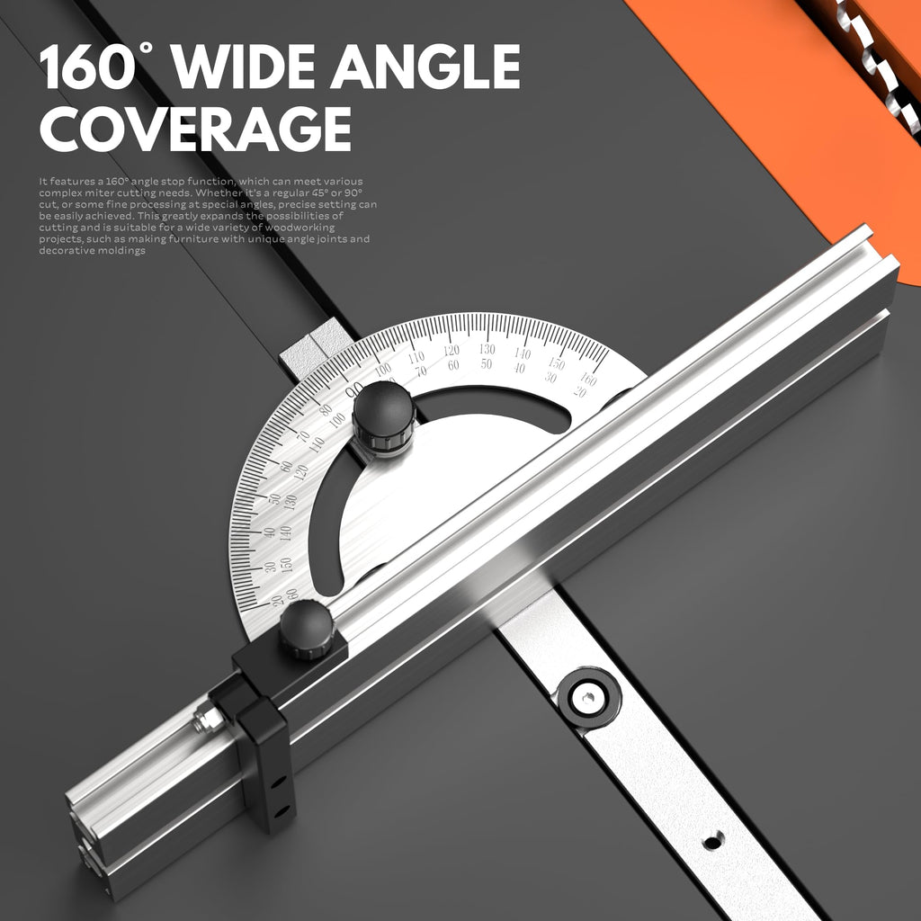 Miter Gauge for Table Saw with Miter Fence O95577