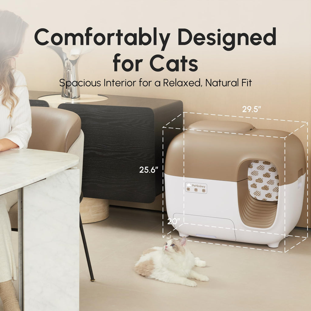 Self-Cleaning Automatic Cat Litter Box with Odor Control P92532