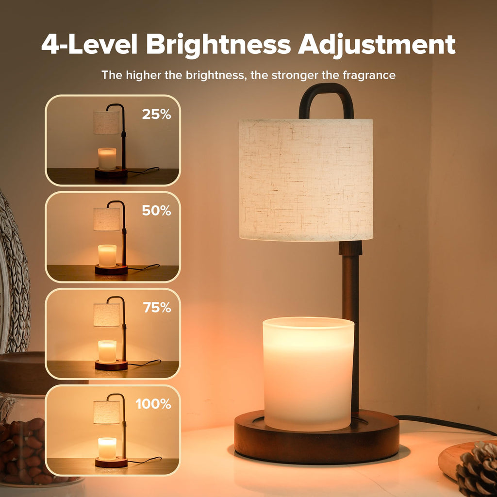 Dimmable Candle Warmer Lamp with Timer Z854694