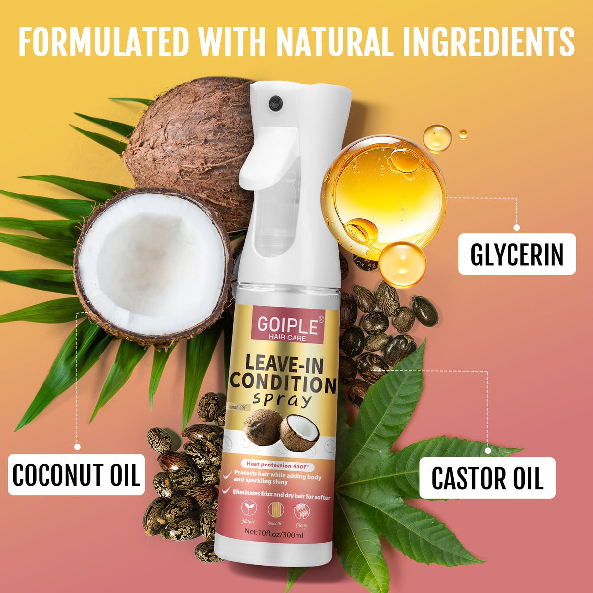 Leave In Conditioner & Heat Protectant Spray E490
