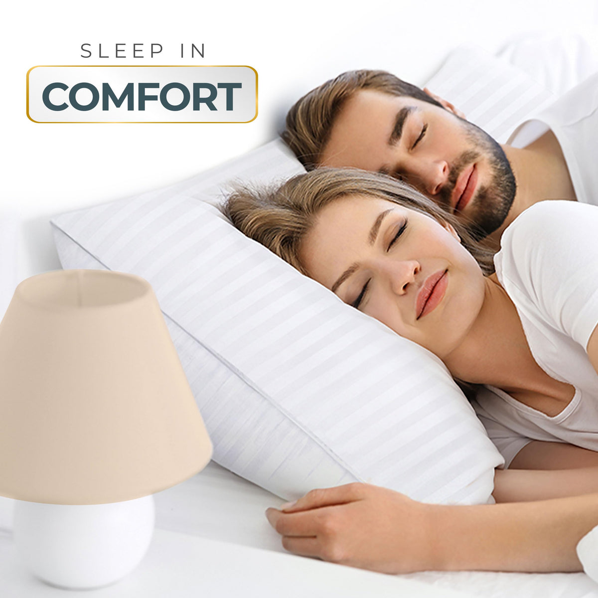 Queen Size Set of 2 Bed Pillows T80710