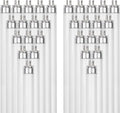 24 Inch T5 Fluorescent Bulb G5 Miniature Bipin Base High Output 1800 Lumens 3000K Soft White 24W Linear Tube Pack of 40 Q31073